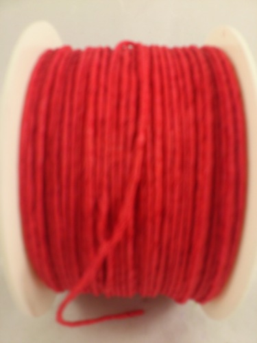 Papier draad 100 m. rood